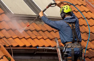 Démoussage et hydrofuge de toiture à Cère